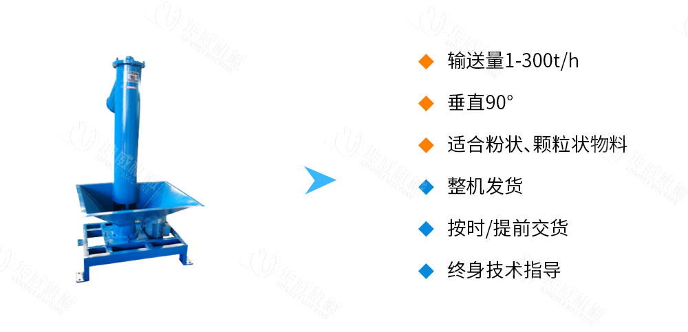 絞龍螺旋輸送機特點優(yōu)勢 絞龍螺旋輸送機特點優(yōu)勢